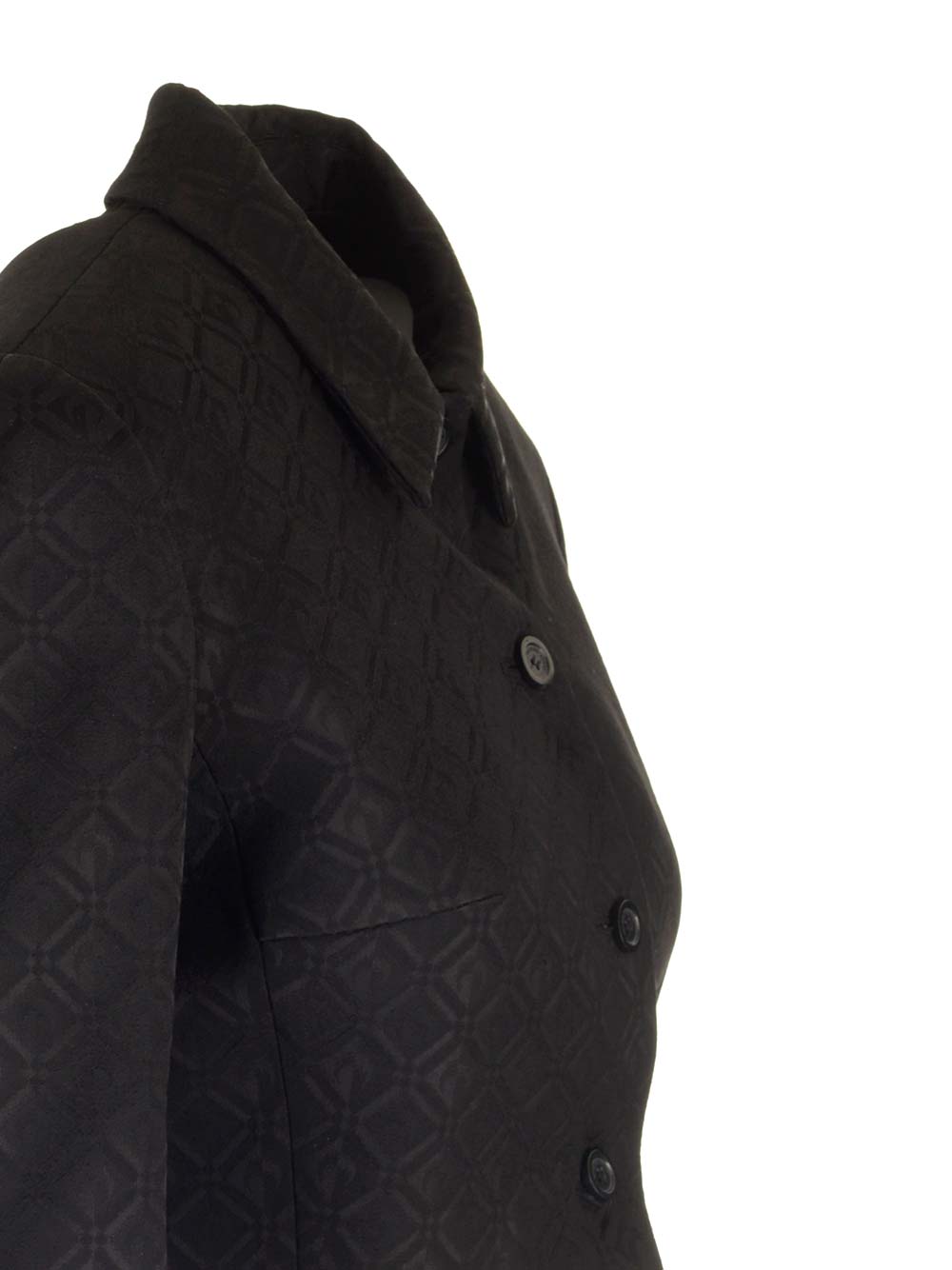 Moon diamond jacquard jacket Black Viscose