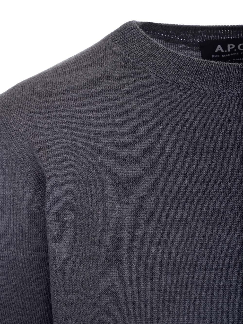 Basic pullover Grey Wv-laine Vierge Knitwear