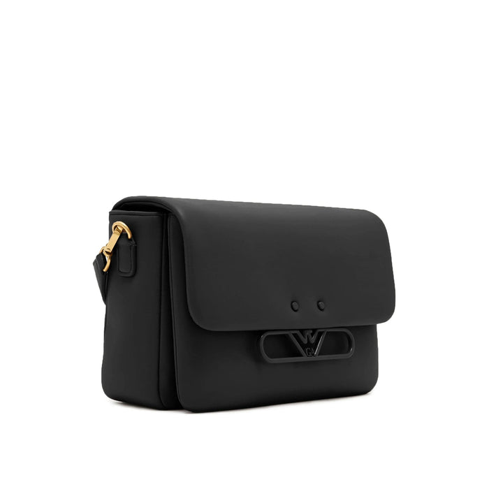 Crossbody Bag Black Bovine Leather