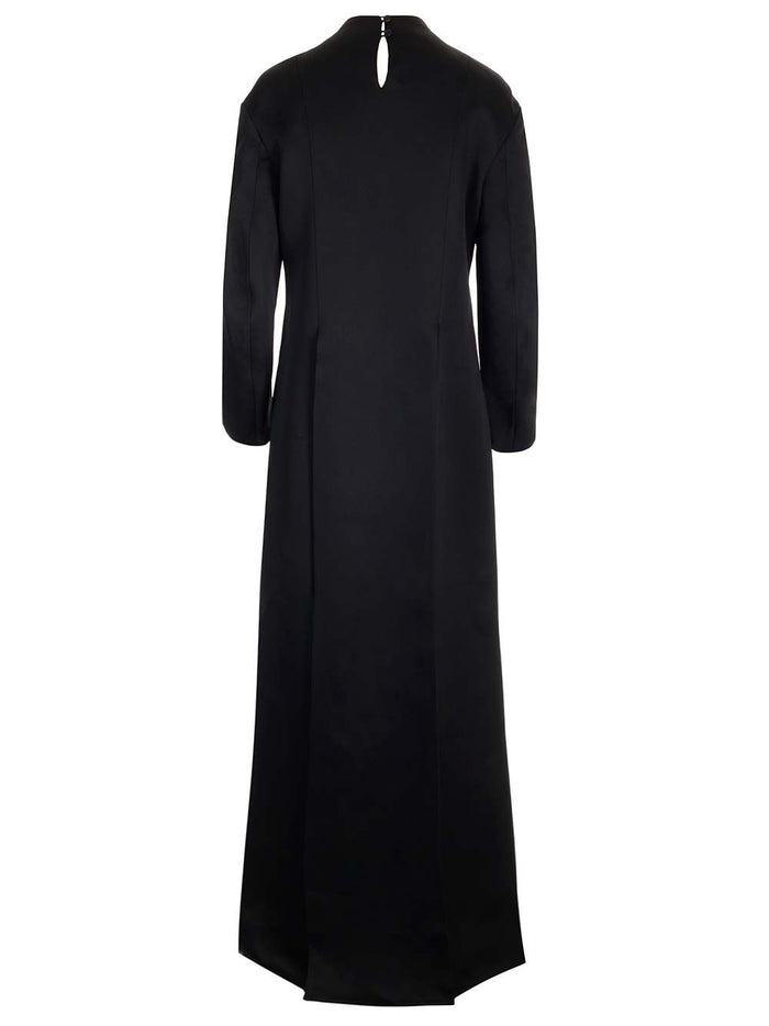 Clite long dress Black Self(): Acetate