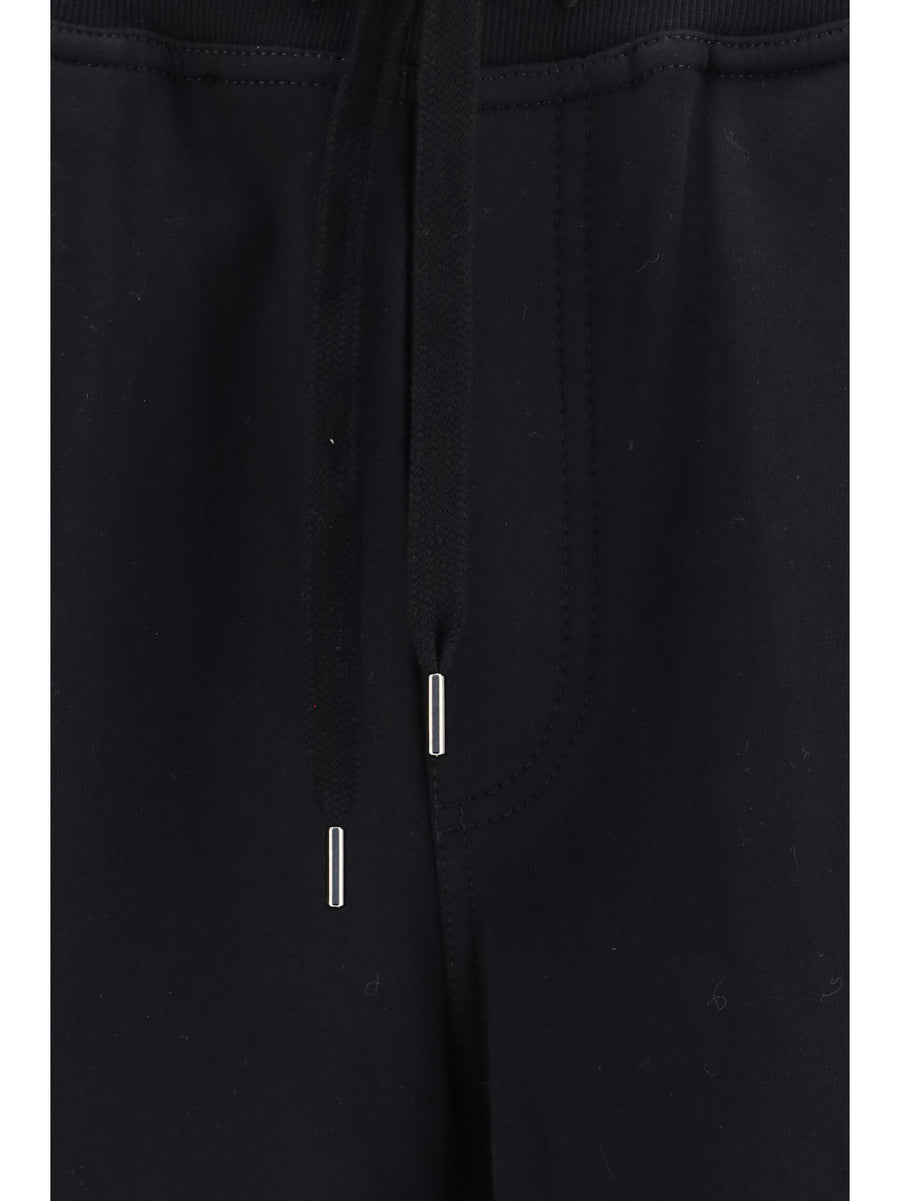 Jogging Shorts Cotton Black Bermuda