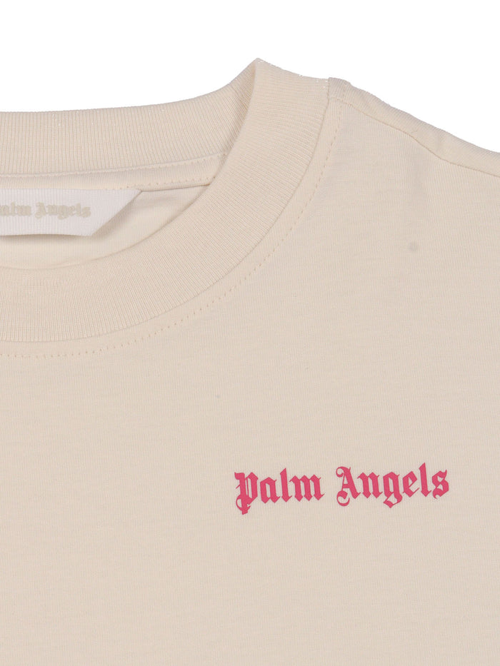 LOGO REG. T-SHIRT S-S GIRL Beige Cotton Short Sleeves
