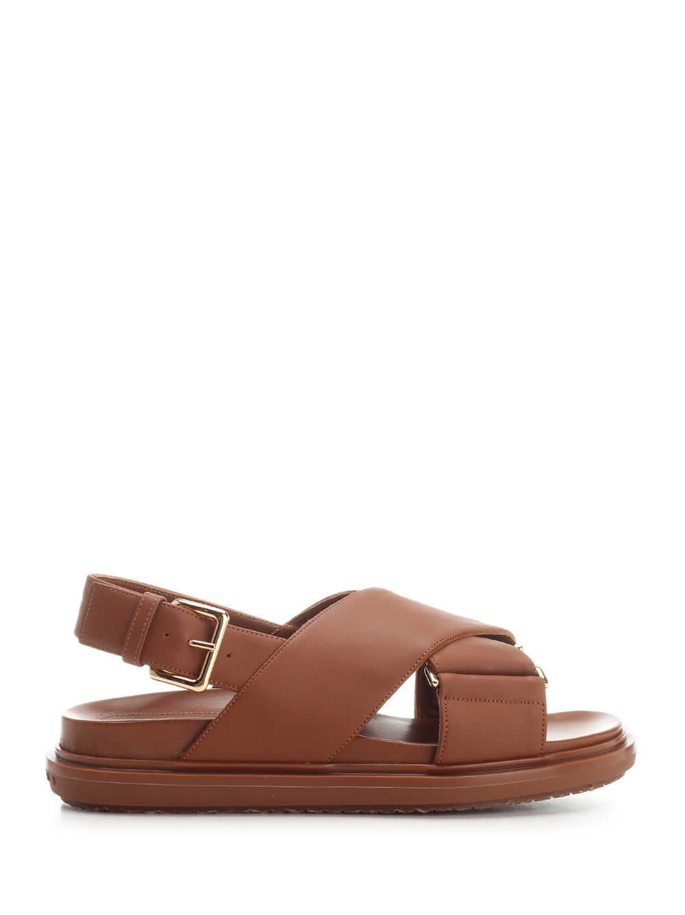 Cramel brown Fussbett sandal
