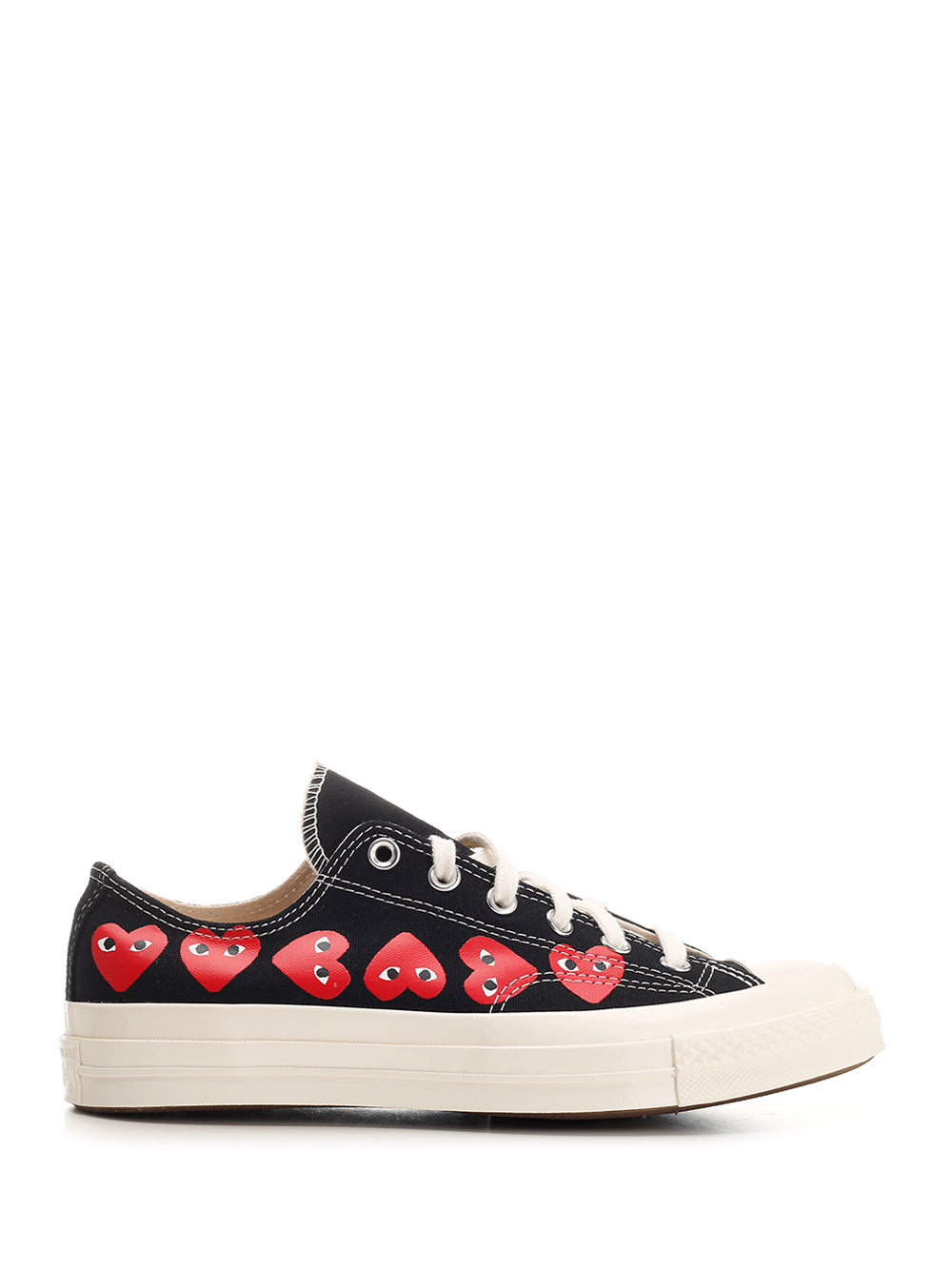 Chuck 70 Low Sneakers Black Cotton Sole/ Rubber