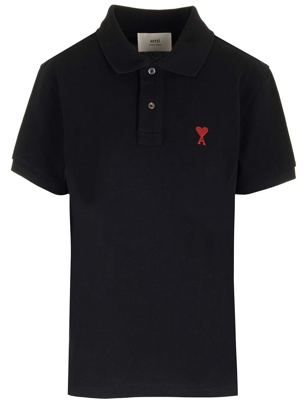 Ami de coeur polo Black Npu-coton Biologique Shirt