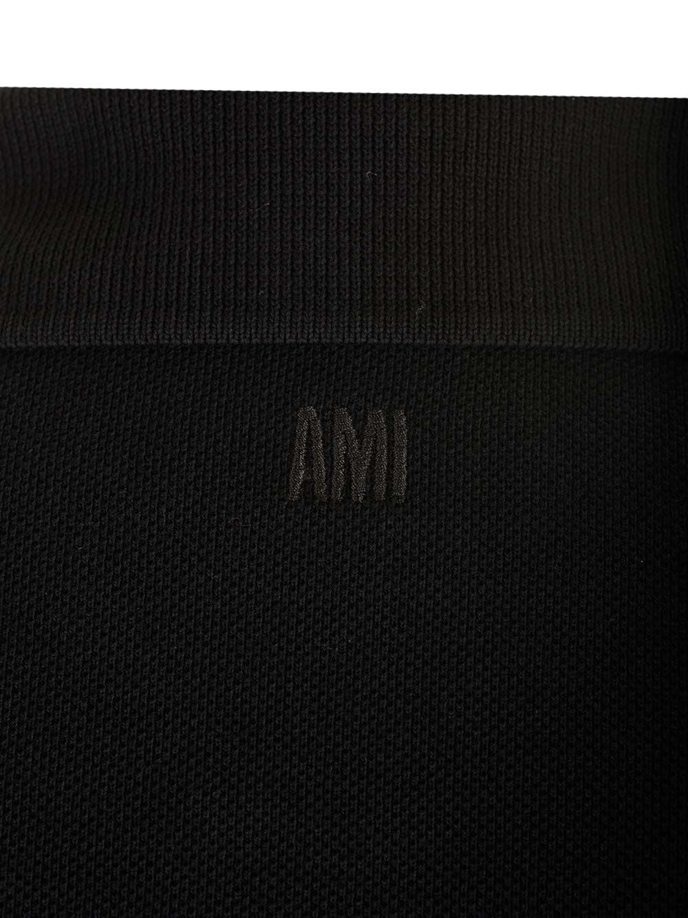 Ami de coeur polo Black Npu-coton Biologique Shirt