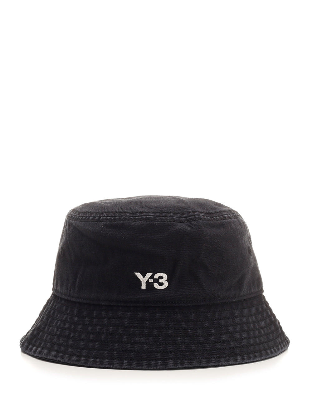 Black bucket hat with logo Rec Polyester