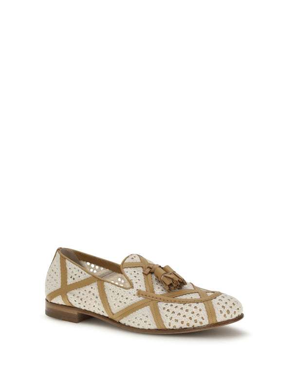 Loafers Brera Ivory Linen
