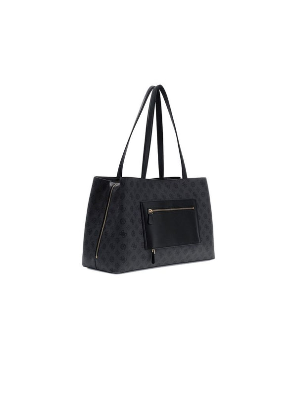 Guess 100% Polyurethane tote bag in charcoal