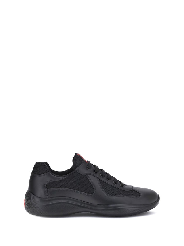 Prada UPPER: 100% POLYAMIDE; SOLE: 100% RUBBER sneaker in black