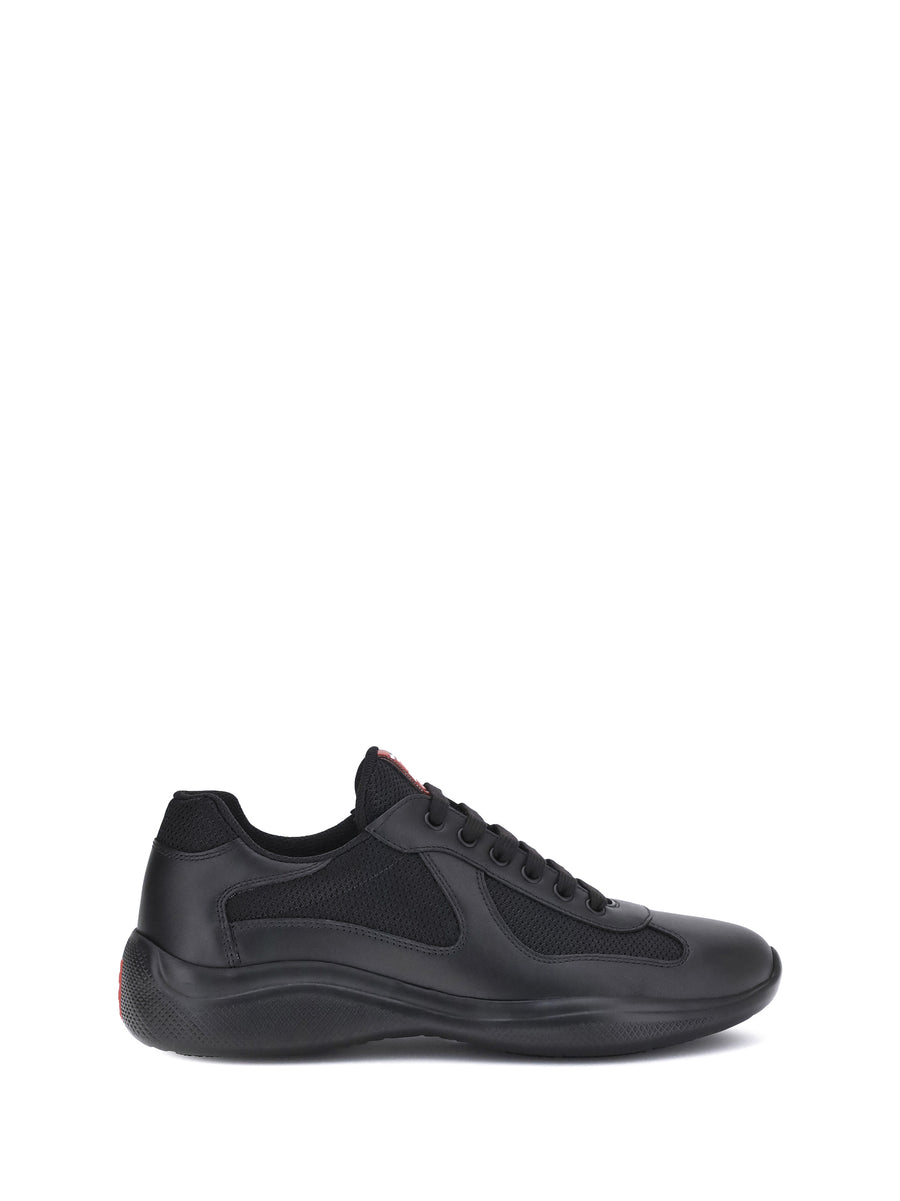Sneakers Americas Black Polyamide Upper: Lace-up Shoes
