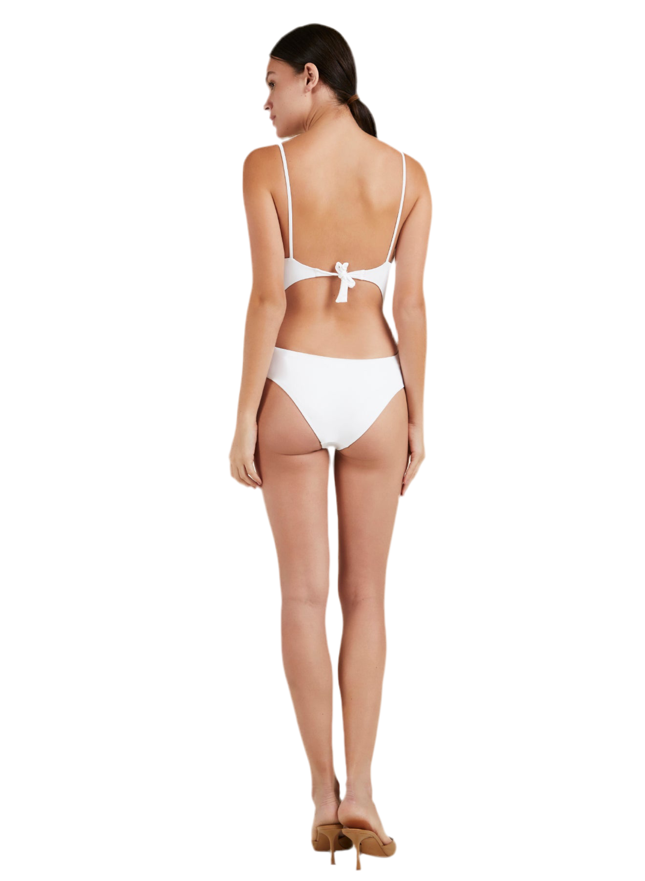 Costume Intero Spalline Bianco __single__