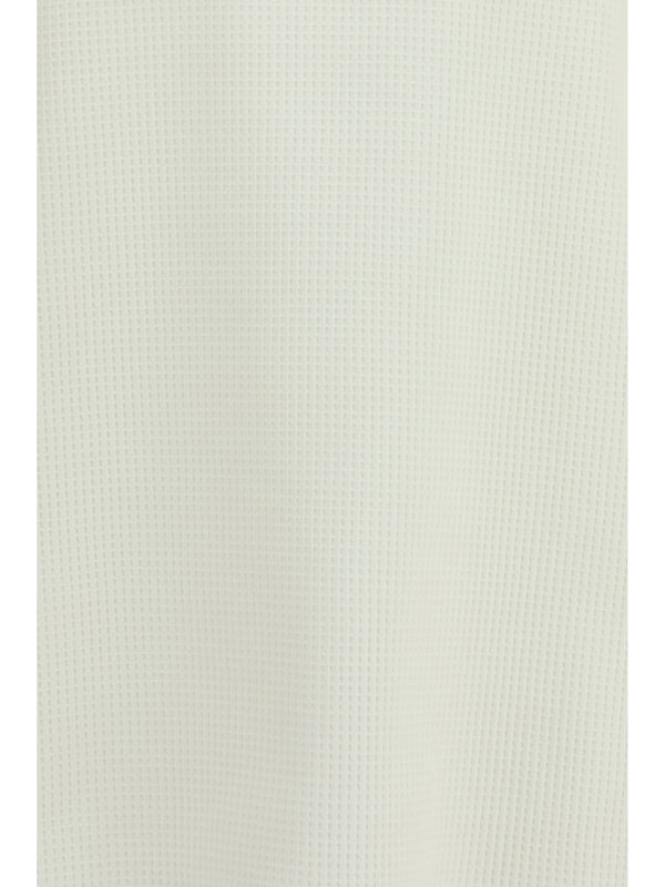 Crewneck T-Shirt White Polyester T-shirts