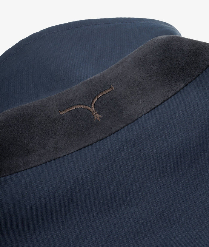 Cotton Mac Coat Blue Impermeabile U.1 Petto M/giro
