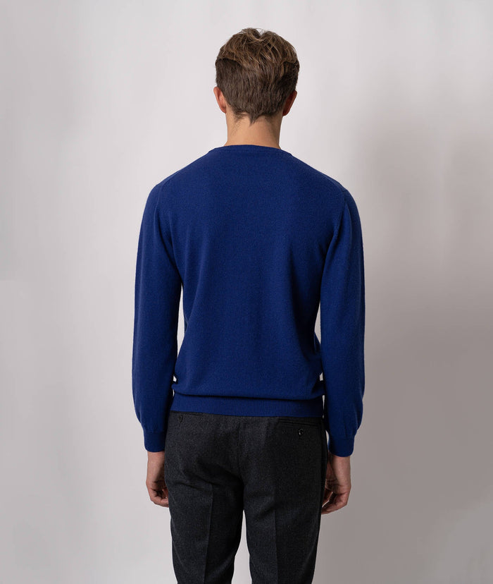 Crewneck Cashmere Sweater Ottawa Black Basic Light Kintwear