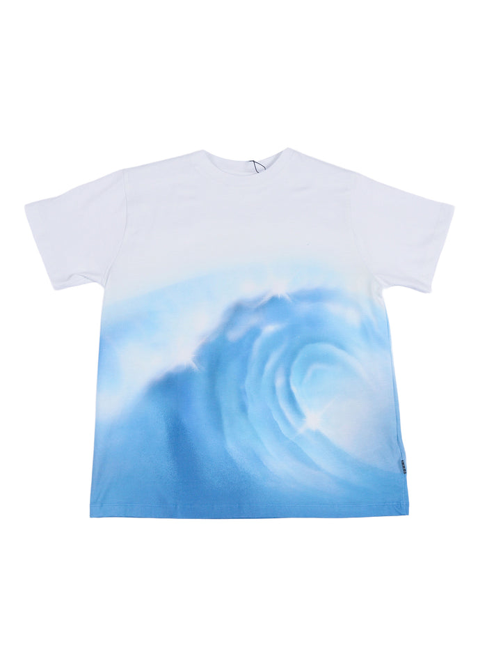 Rodney T-Shirts Short Sleeves Light Blue Cotton Organic Long T-shirt