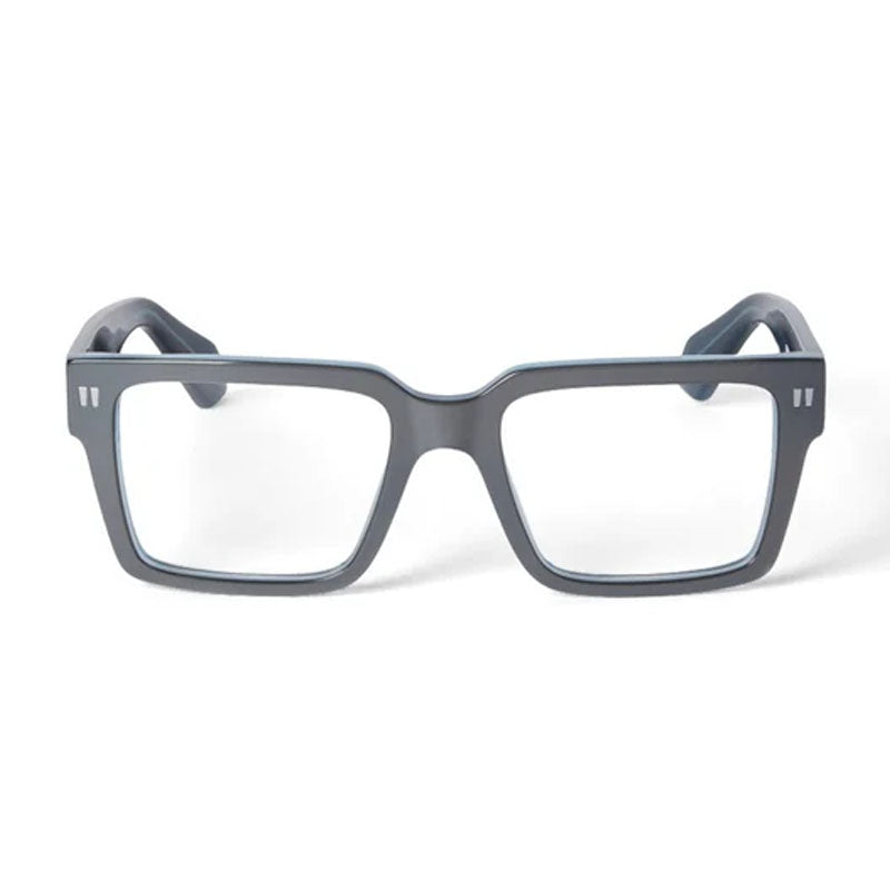 Off-White OERJ054STYLE547200 Plastic frame eyeglasses in gray