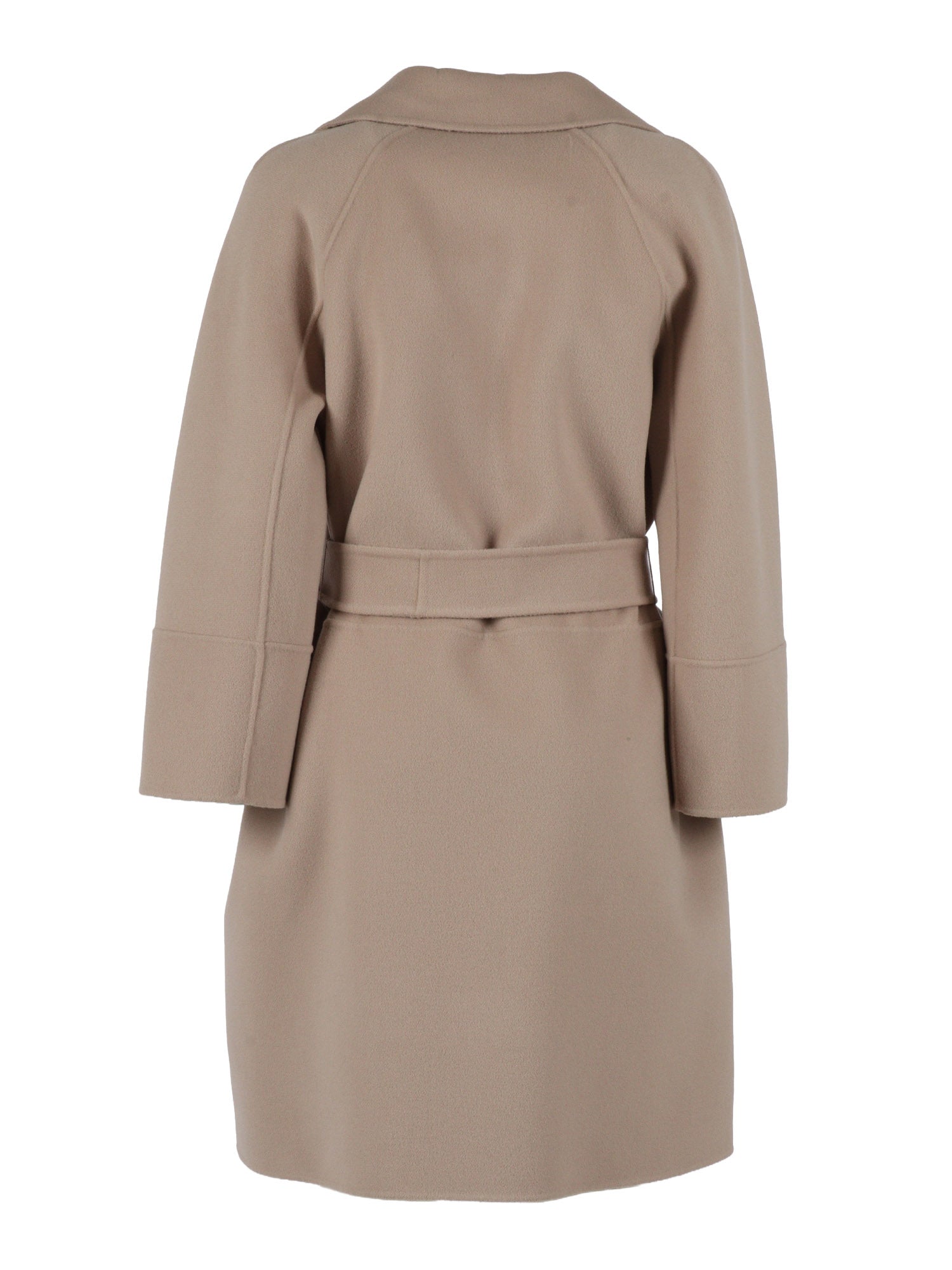 COAT Beige Virgin Wool