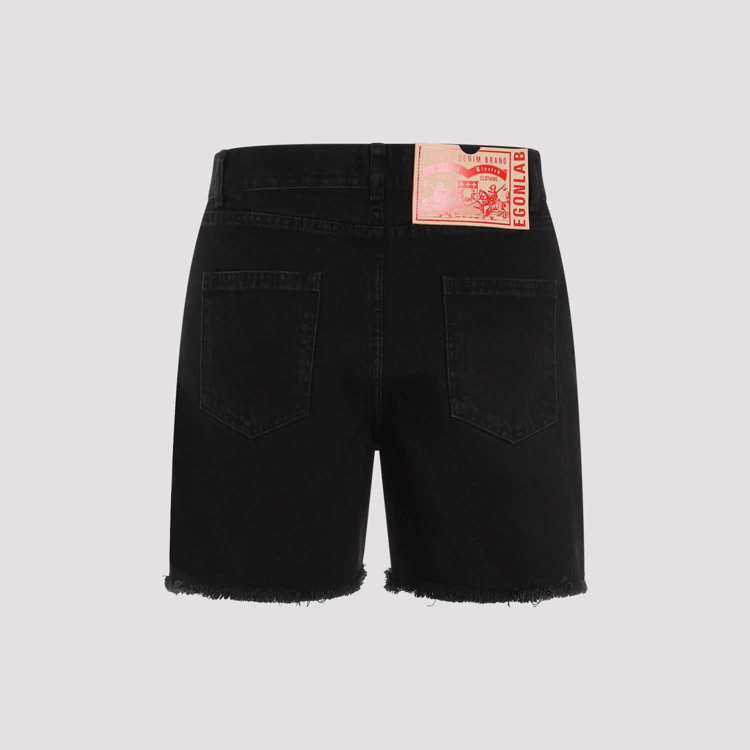 Denim Shorts Black Cotton Pant