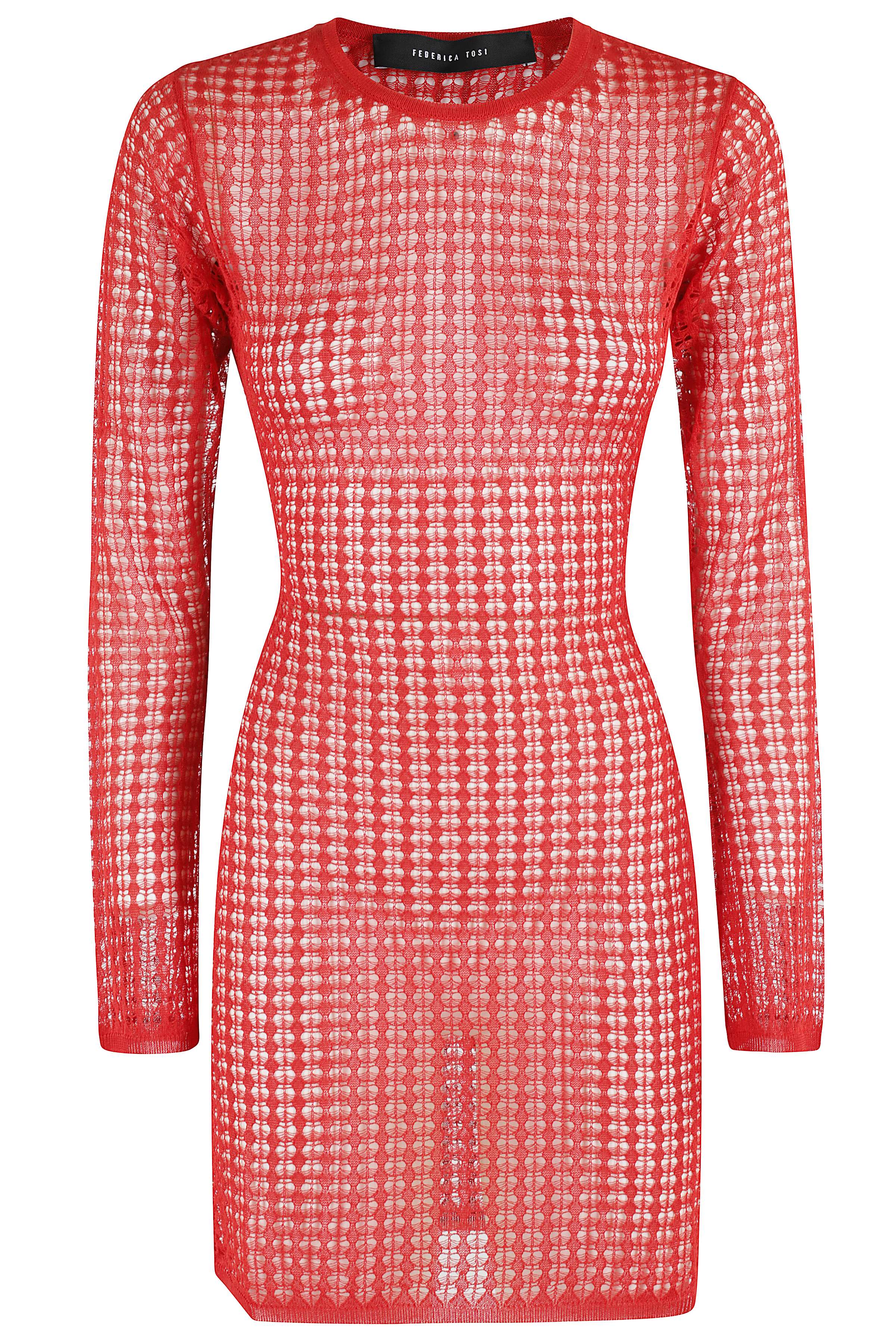 Abito Flexage Red Cotone Poliammide Elastan