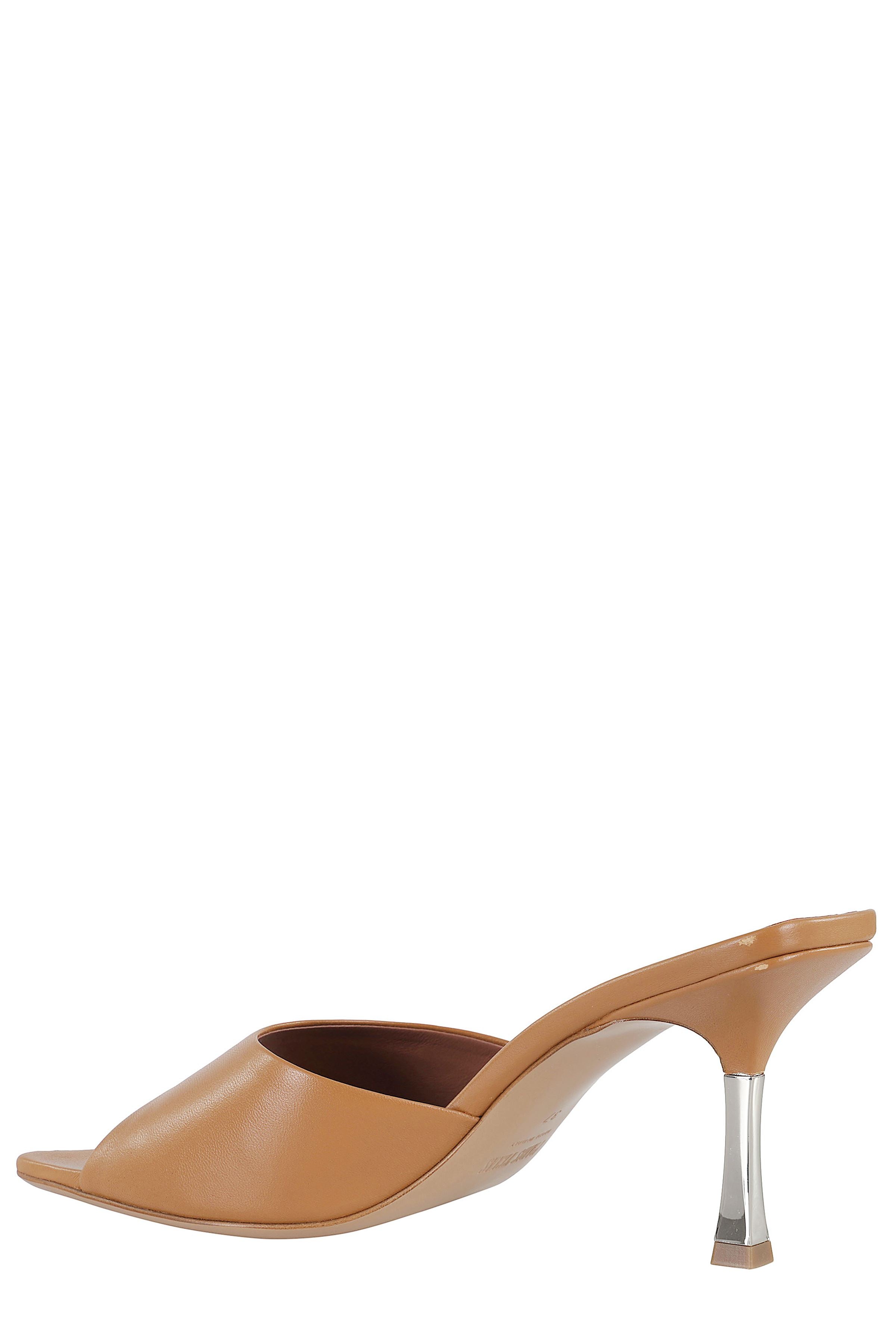 Lorena Mule 75 Brown Leather | Calzature