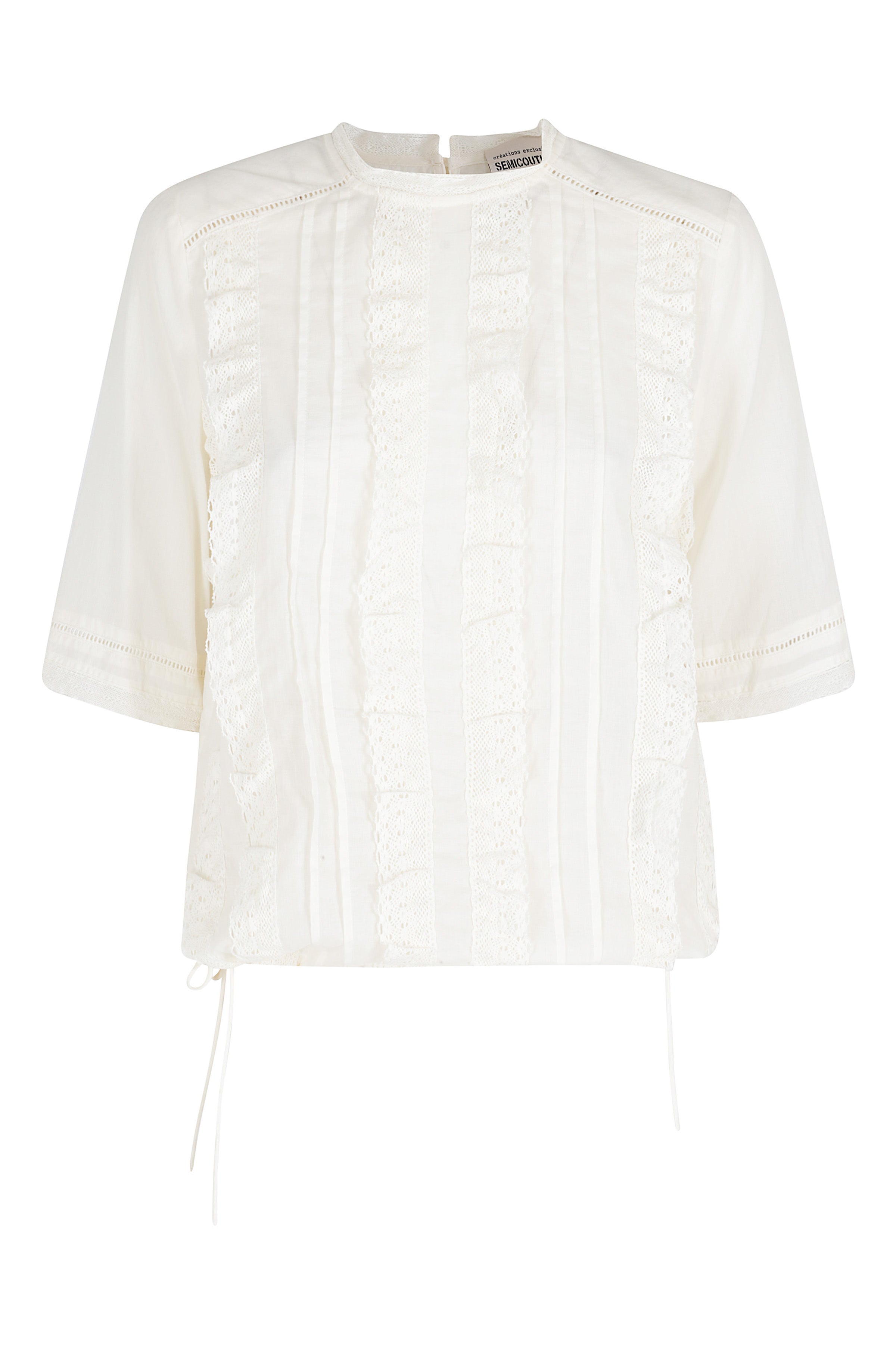 Blusa Amanda Nude & Neutrals Cotone Camicia