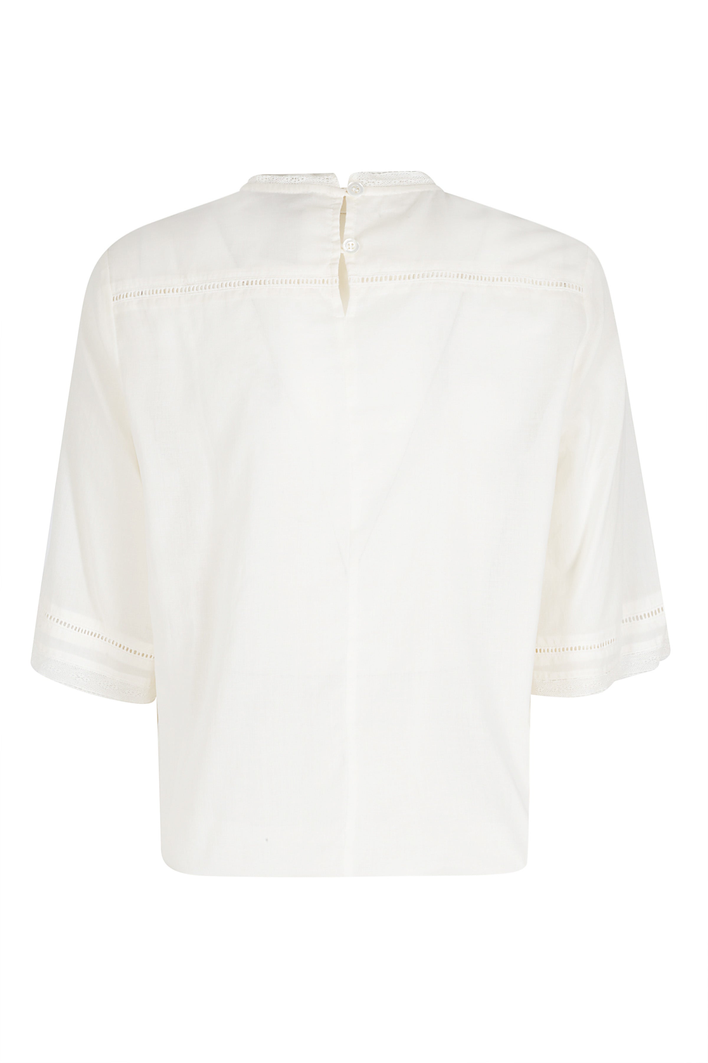 Blusa Amanda Nude & Neutrals Cotone Camicia
