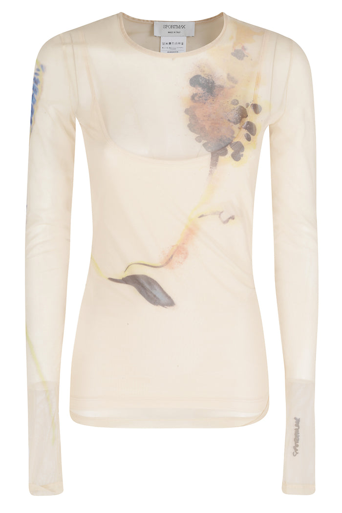 Nerine Pink & Purple Poliammide Elastane T-shirt