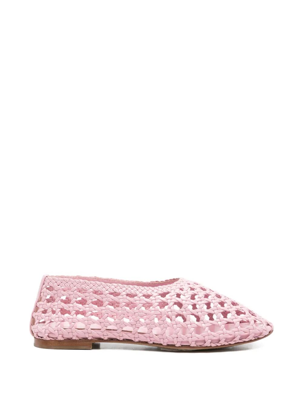 Ava Woven Pink & Purple Leather Shoe