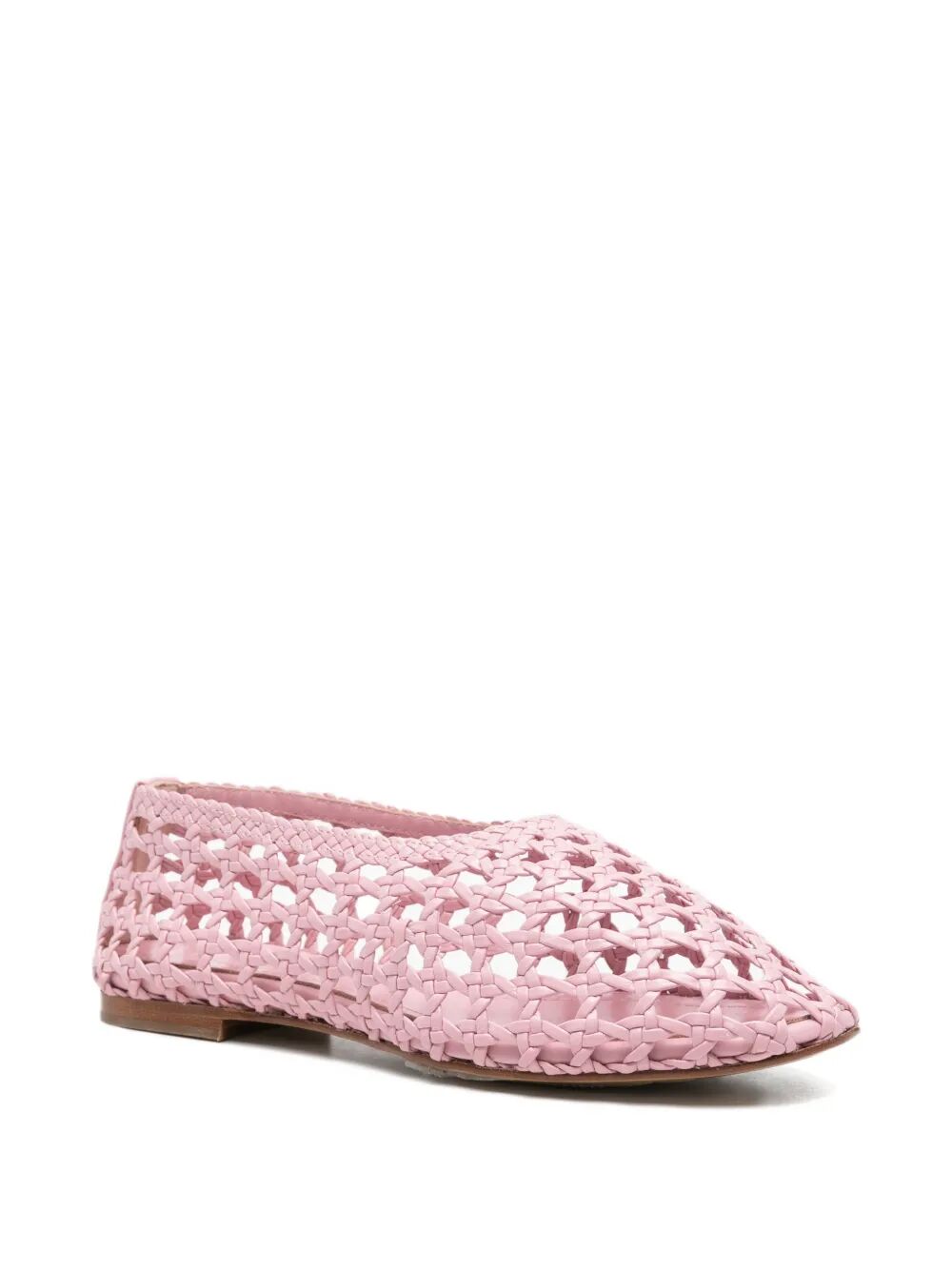 Ava Woven Pink & Purple Leather Shoe