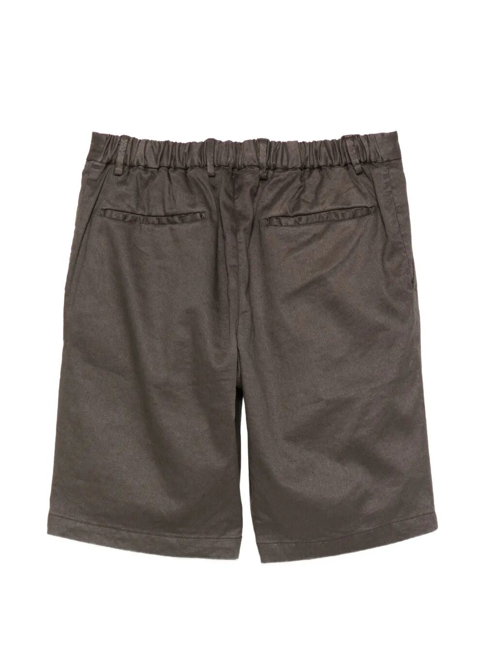 Short Ischia 1 Pence Elastic Waist Brown Li Co Ea Pant