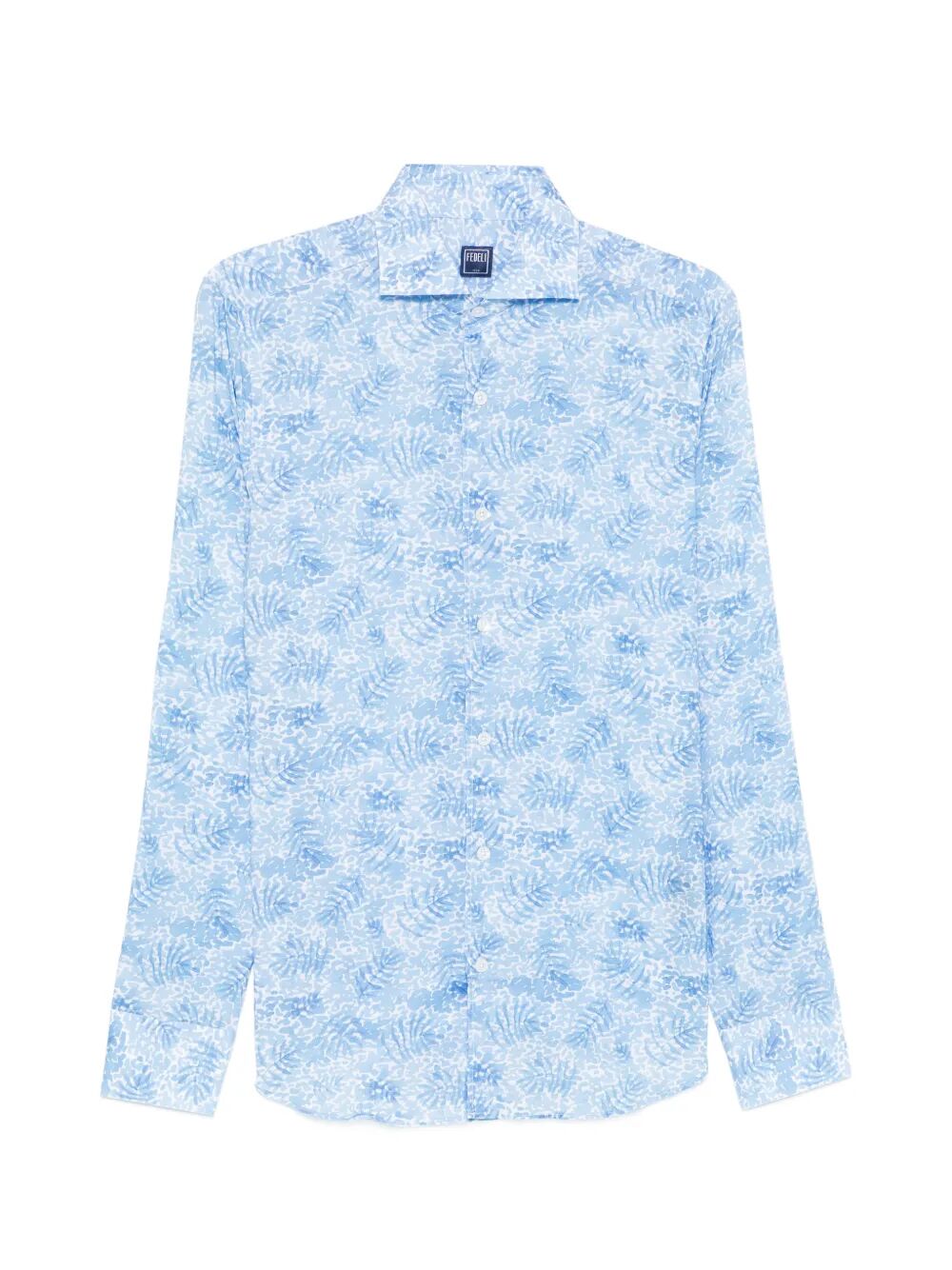 Sean Ml Panamino Stampato Dis F60 Blue Co Ea Shirt