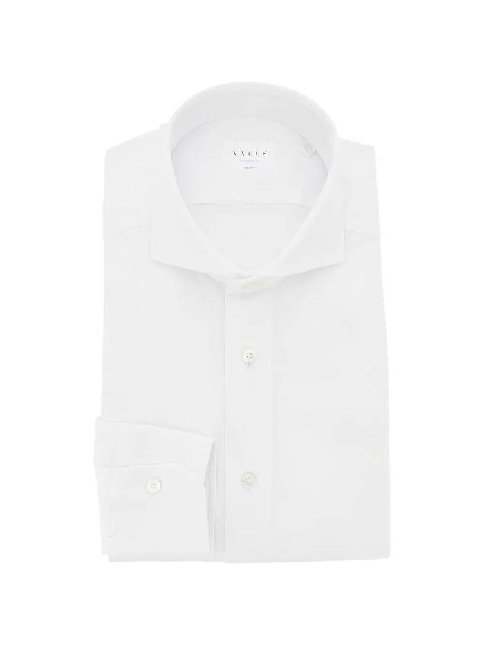 Active Shirt White Poliammide Elastan