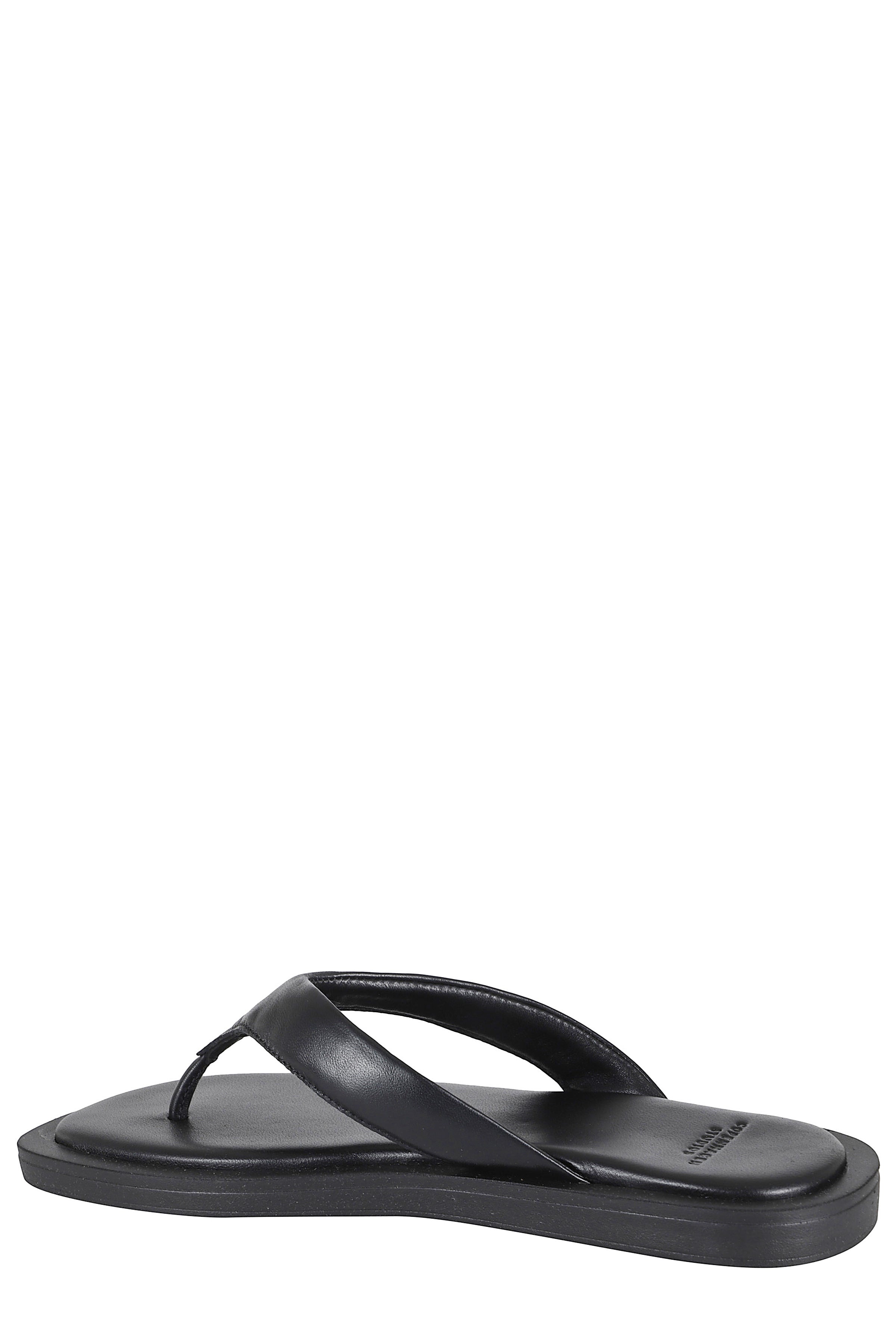 Sandal Black Pelle Calzature
