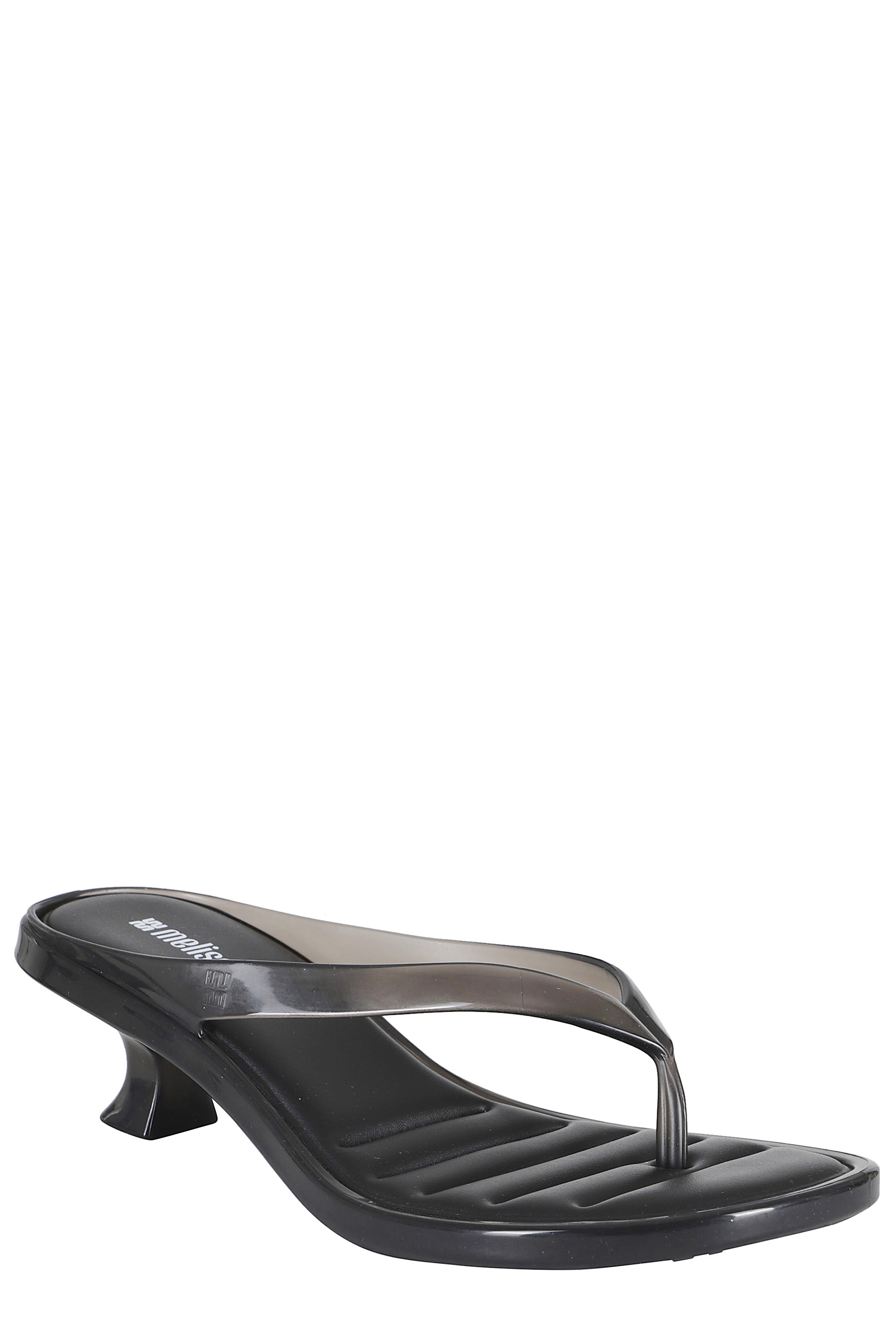 Thong Kitten Black Pvc Calzature