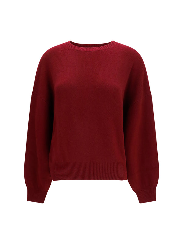Knit Sweater Veira Deep Plum Cashmere (capra Hircus)