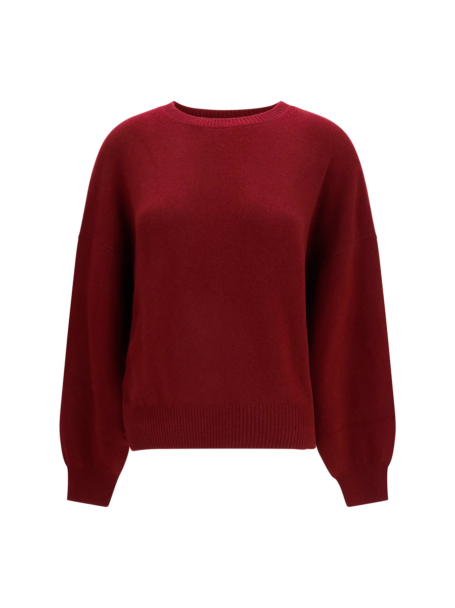 Knit Sweater Veira Deep Plum Cashmere (capra Hircus)