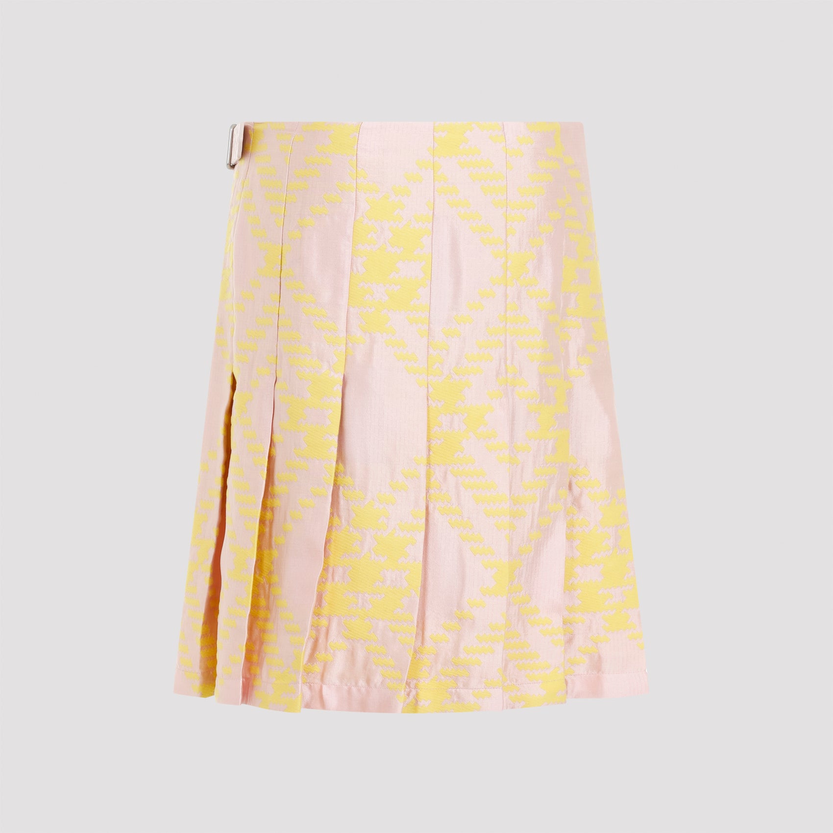 Skirt Pink & Purple Cotton Viscose Silk