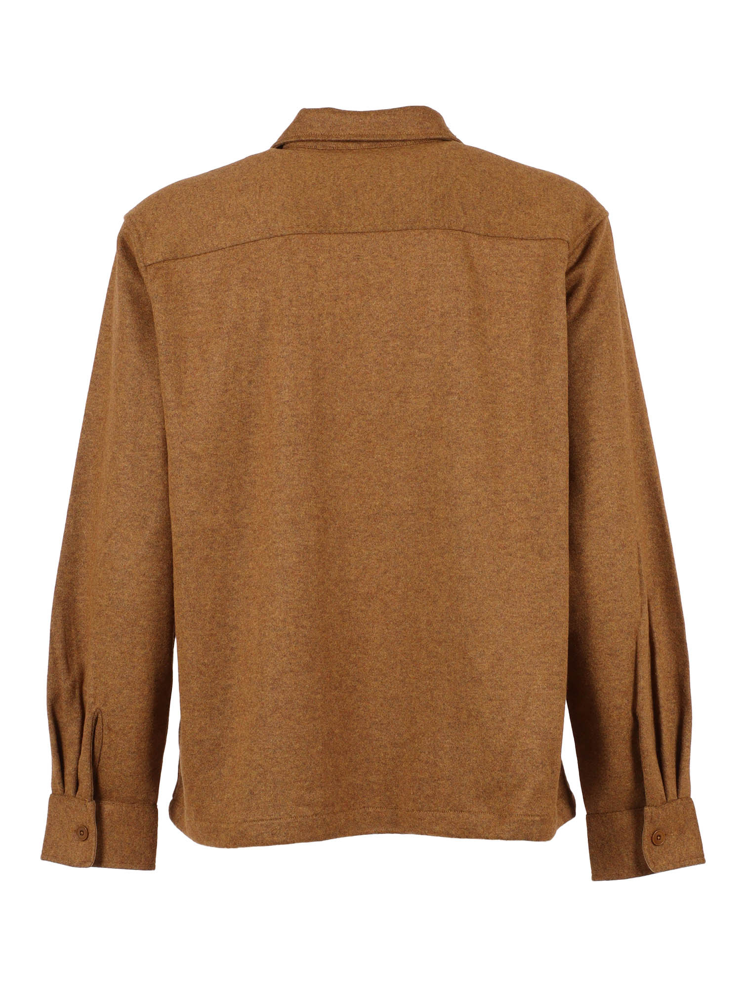 Clayton Wool Shirt Brown