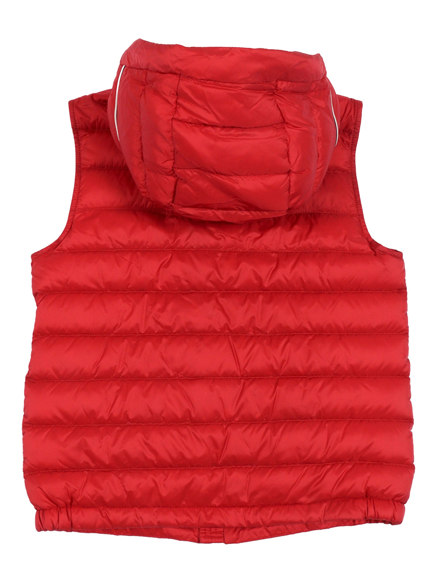 UZAY VEST Red Sleeveless Puffer