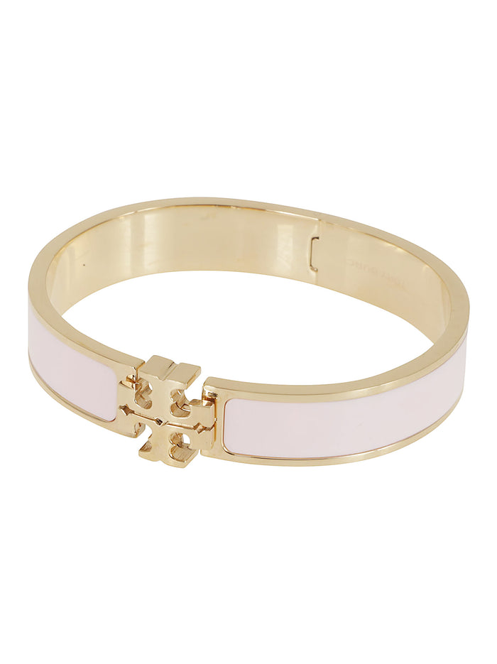 Kira Enamel Bracelet Pink & Purple Stainless Steel Bracciale