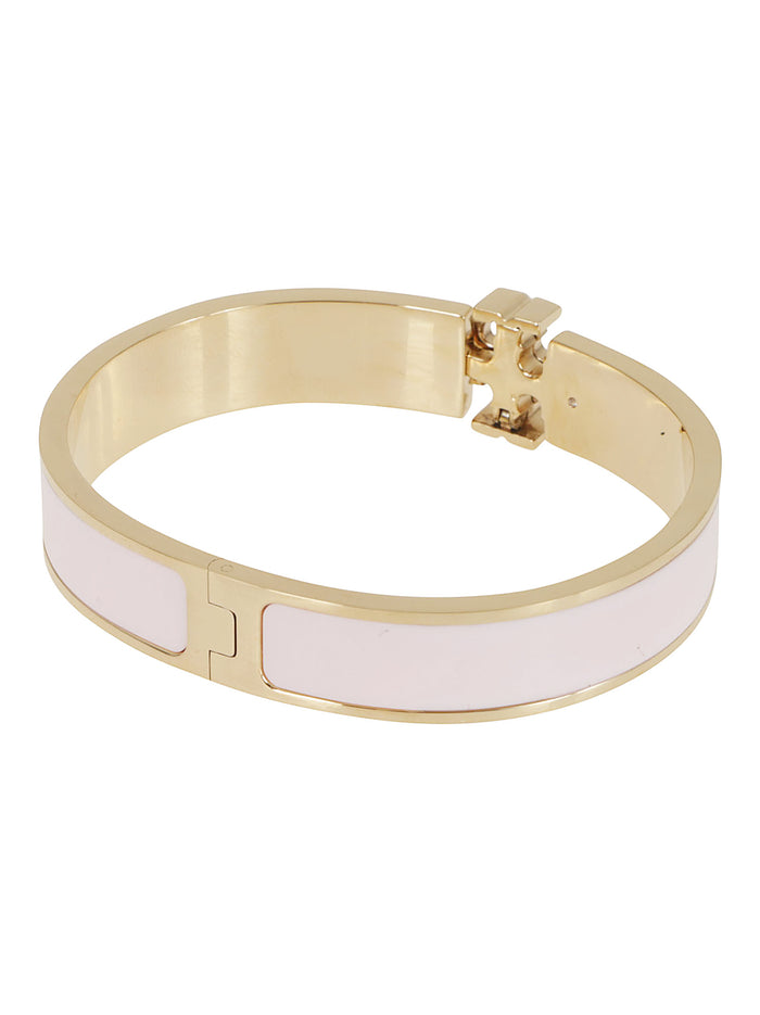 Kira Enamel Bracelet Pink & Purple Stainless Steel Bracciale