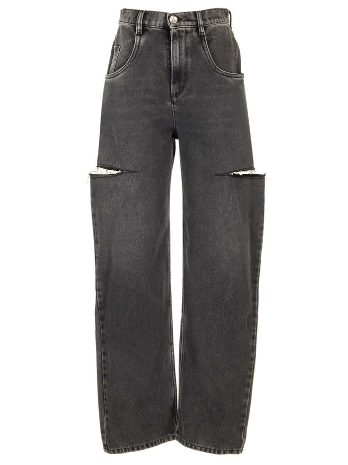 Cut off jeans Black