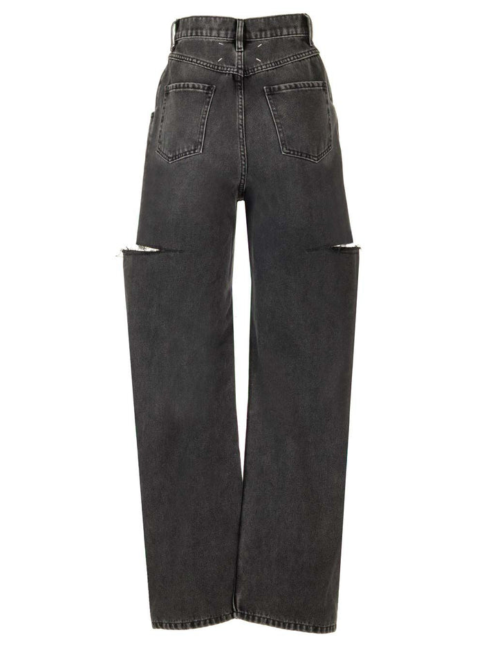 Cut off jeans Black