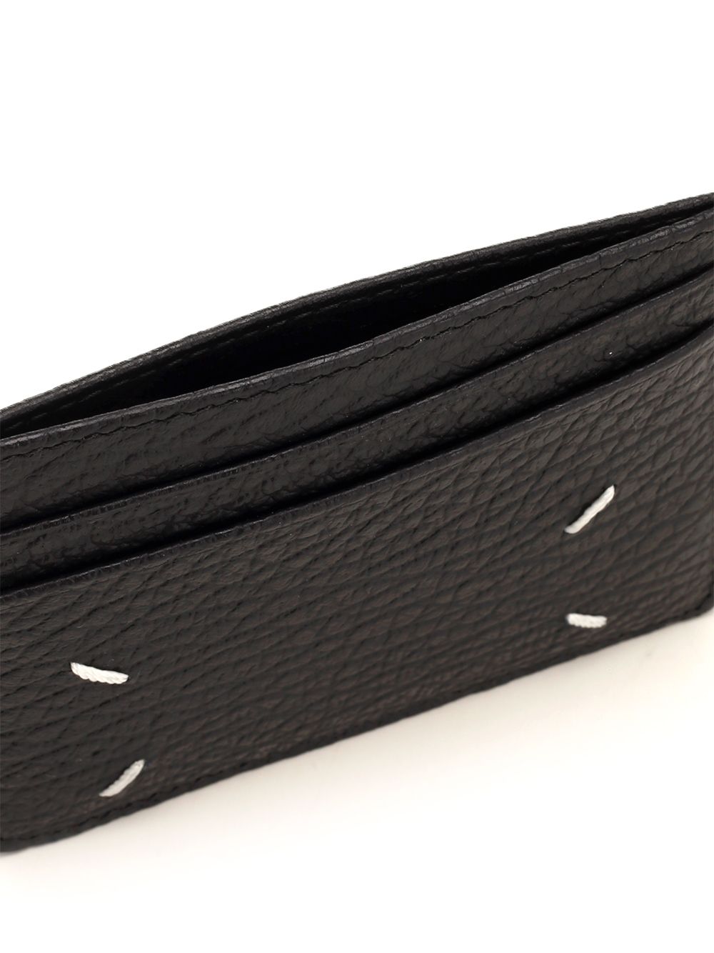 Four Stitches card holder Black Wallet