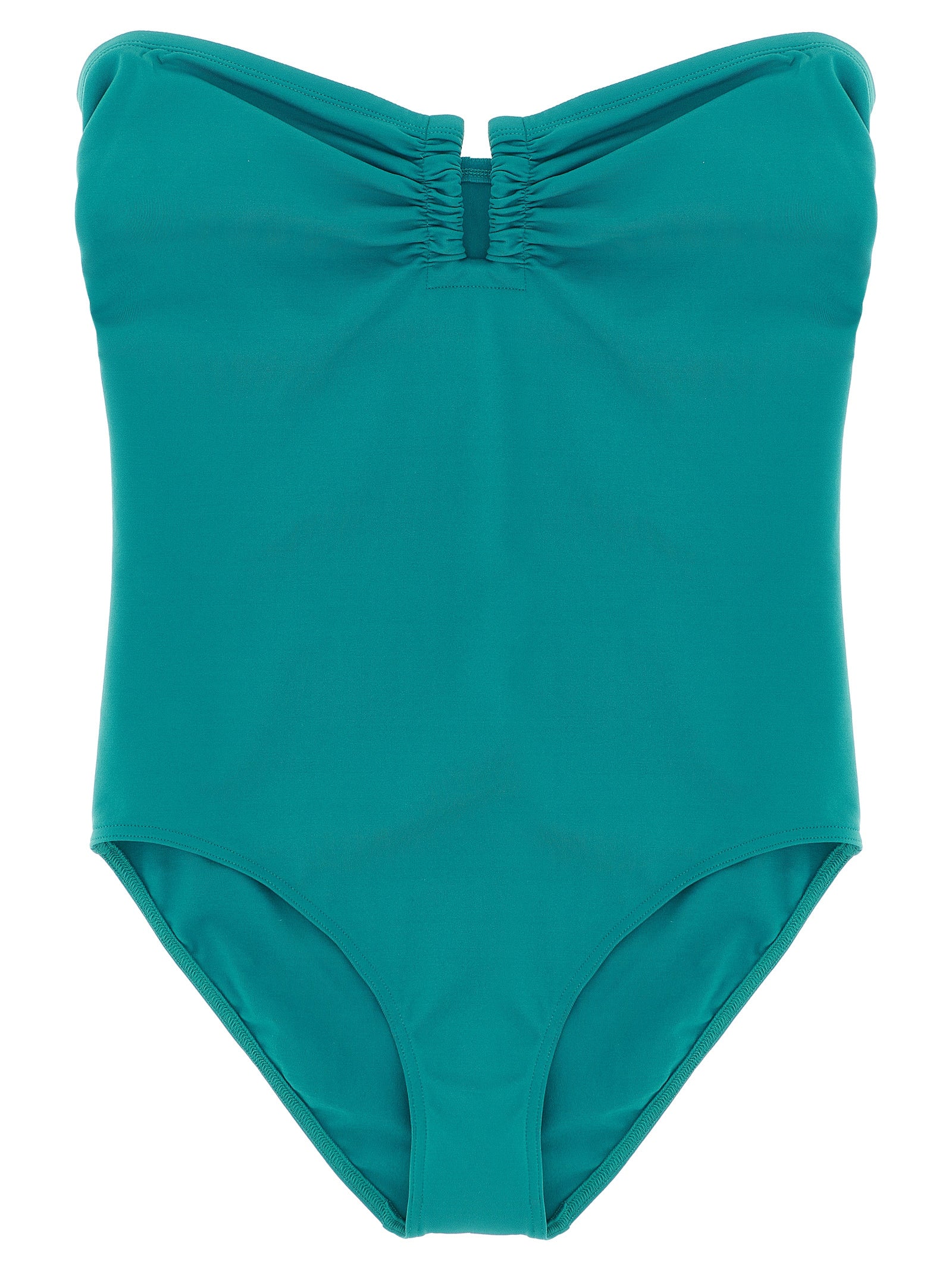Cassiopée one-piece swimsuit Green Polyamide Beachwear