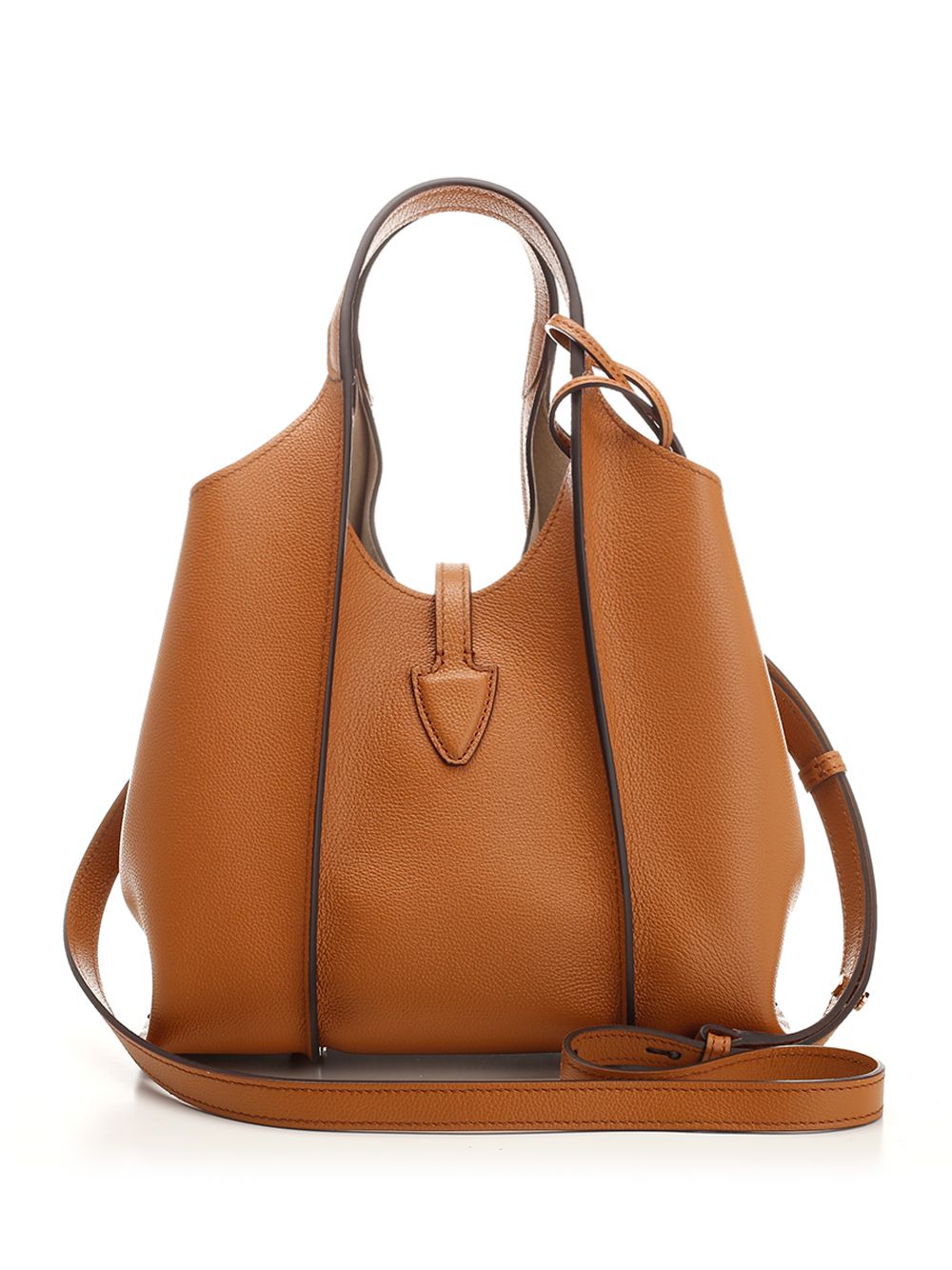 T Timeless shopping bag Brown Leather Shoulder