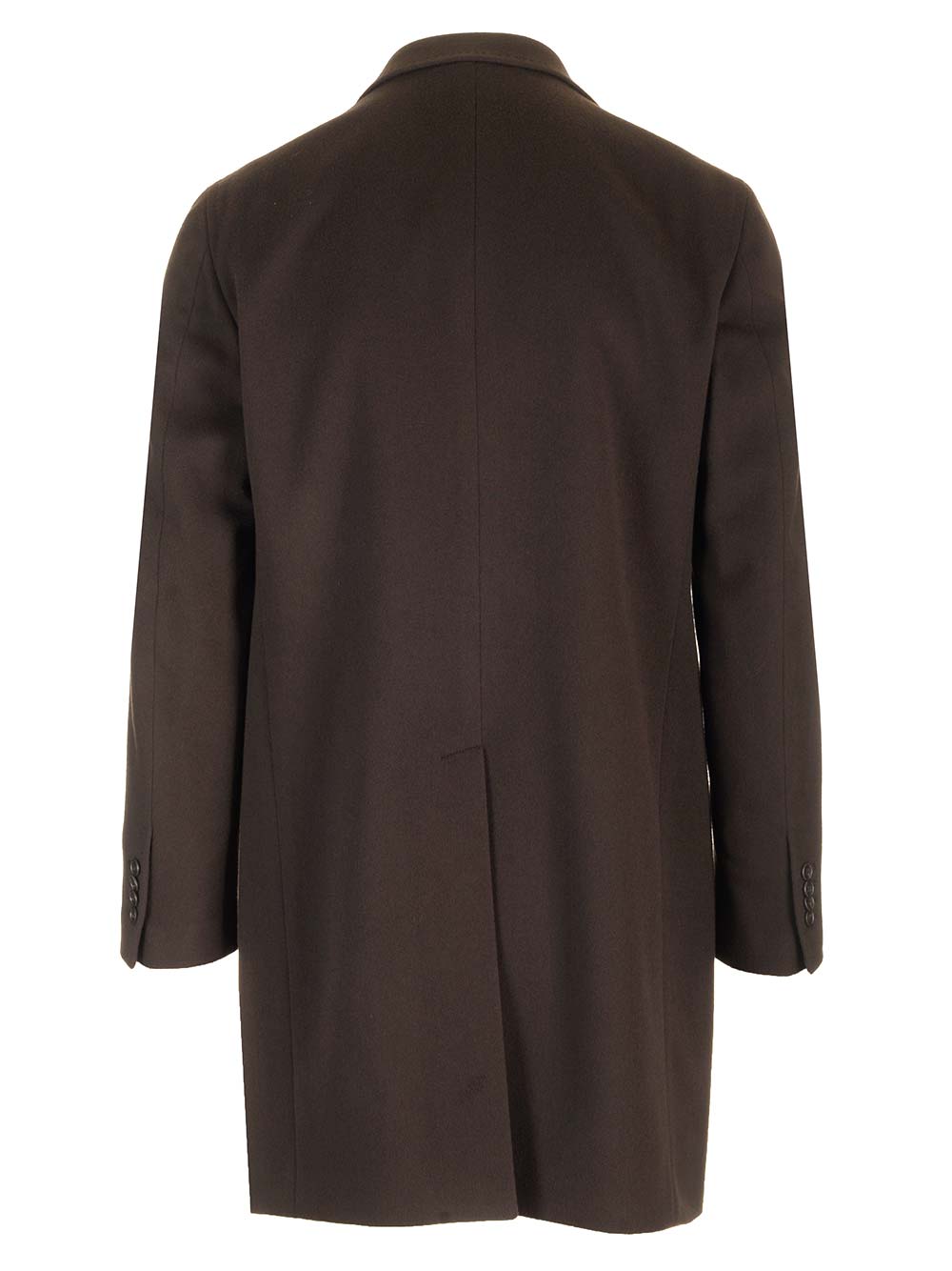 Wool and cashmere coat Brown