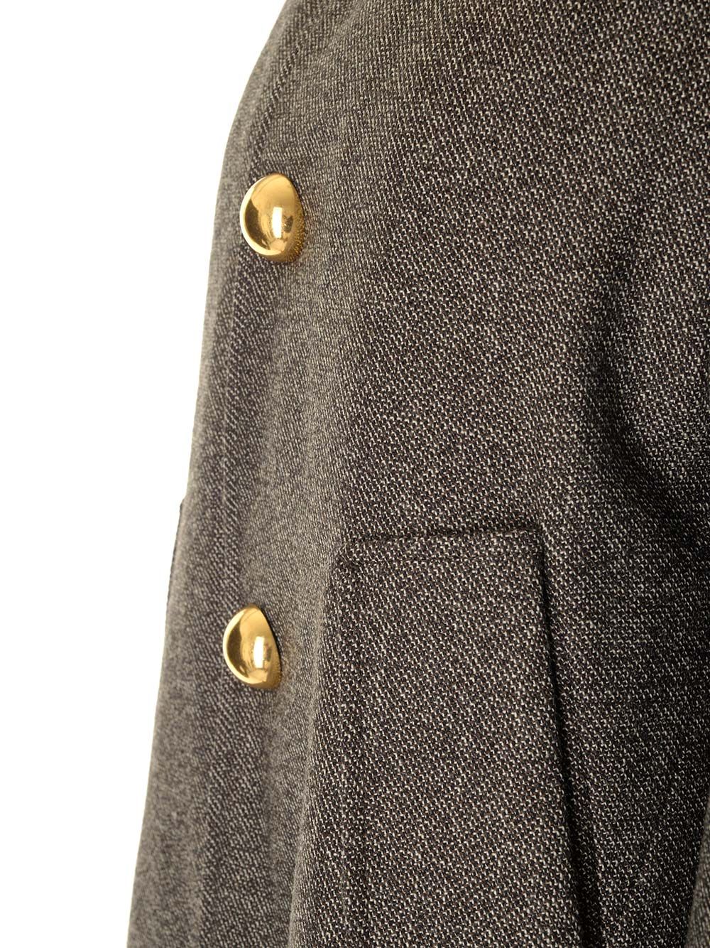 wool and cotton caban Brown New Coat