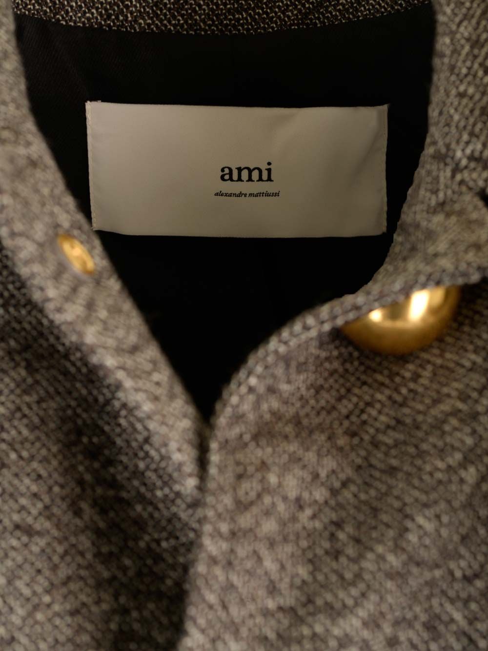 wool and cotton caban Brown New Coat